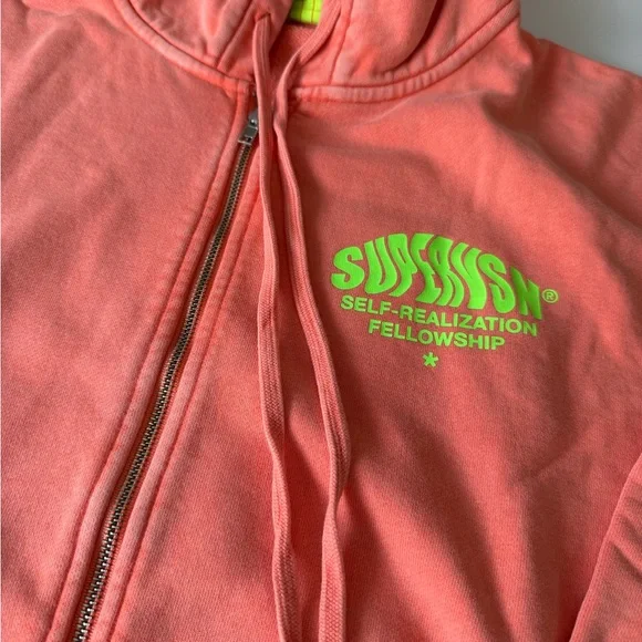 Men's Coral Zip-Up Sweater by